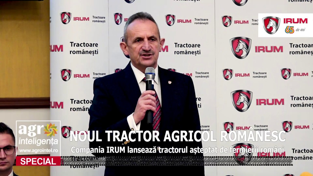 Lansarea tractorului românesc de la IRUM - TAGRO
