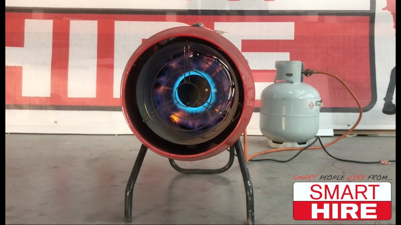 How to use a gas blower heater