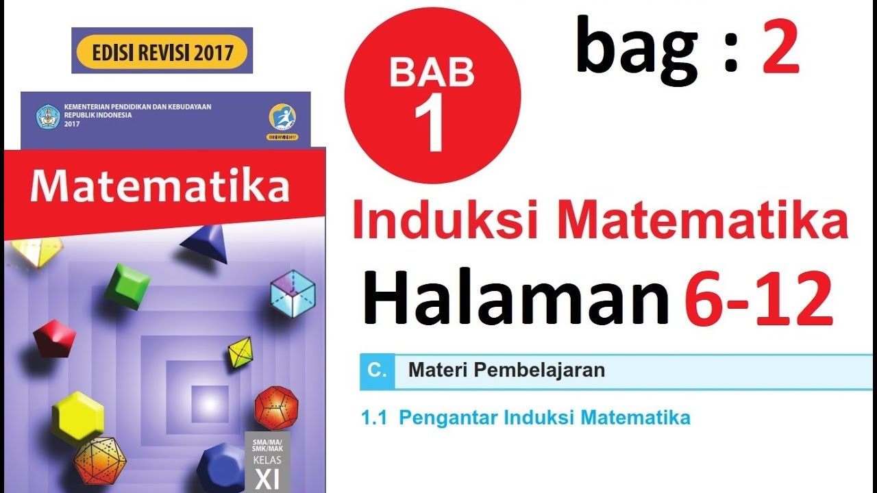 induksi matematika bab 1 kelas 11 buku bse k13 halama 6 12