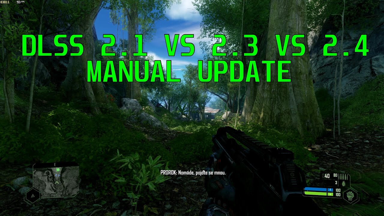 DLSS 2.1 / 2.3 vs 2.4 ( 5 GAMES + How Update Tutorial )