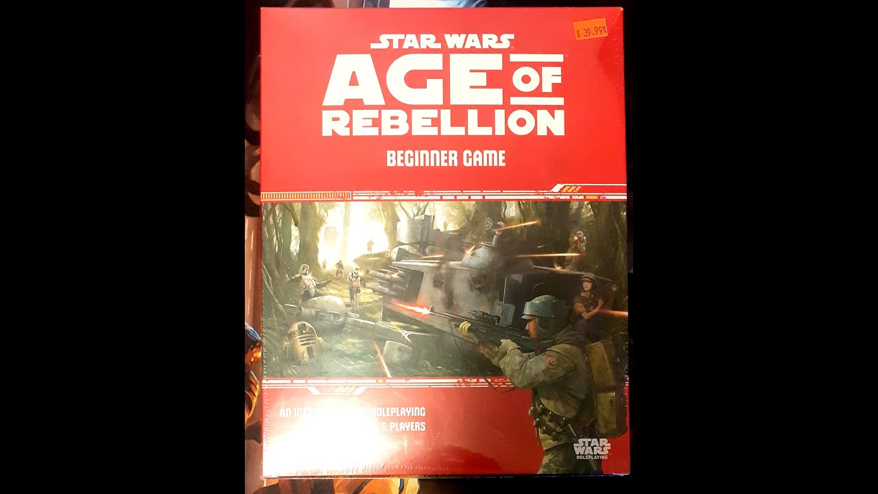 Unboxing the Star Wars Age of Rebellion Beginner Game