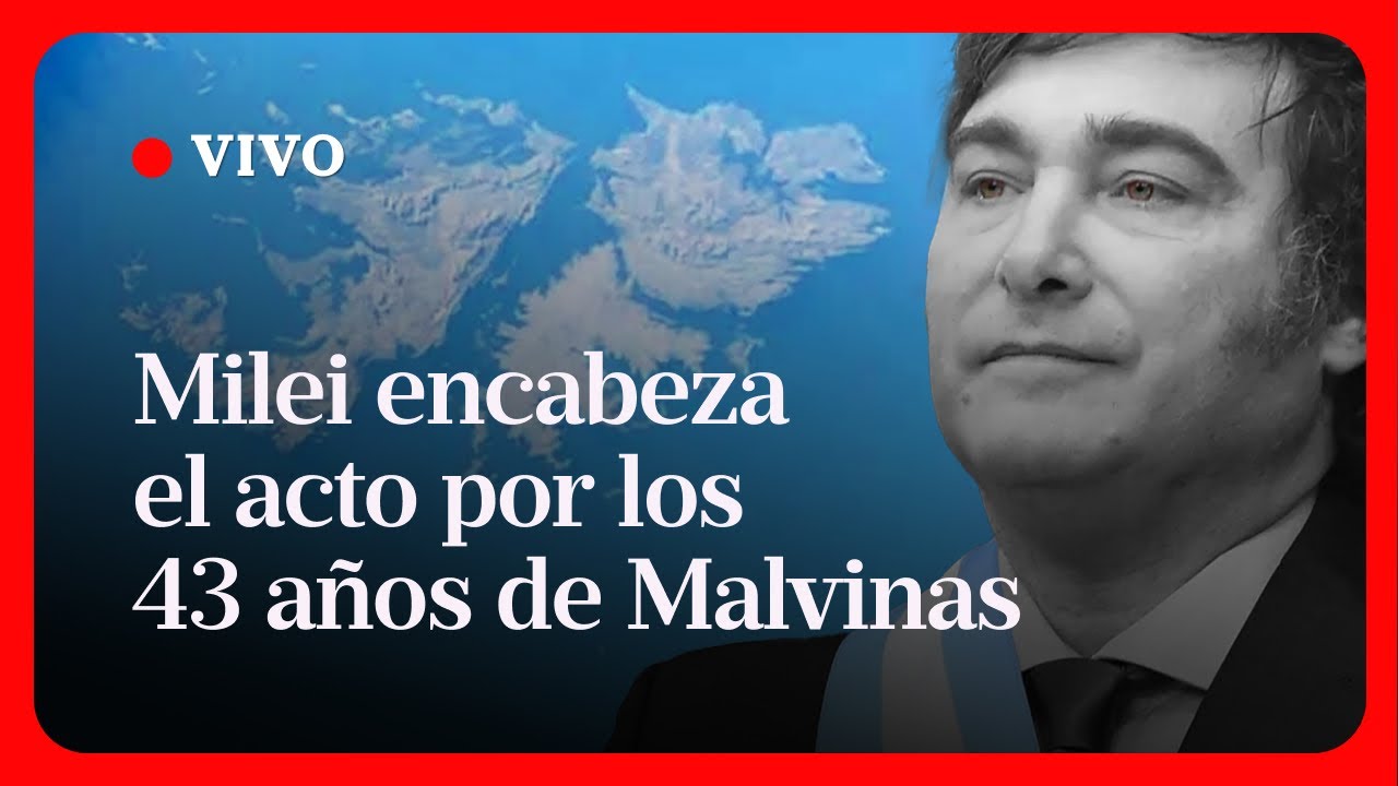 El discurso completo de Javier Milei en el acto por los 43 años de la guerra de Malvinas