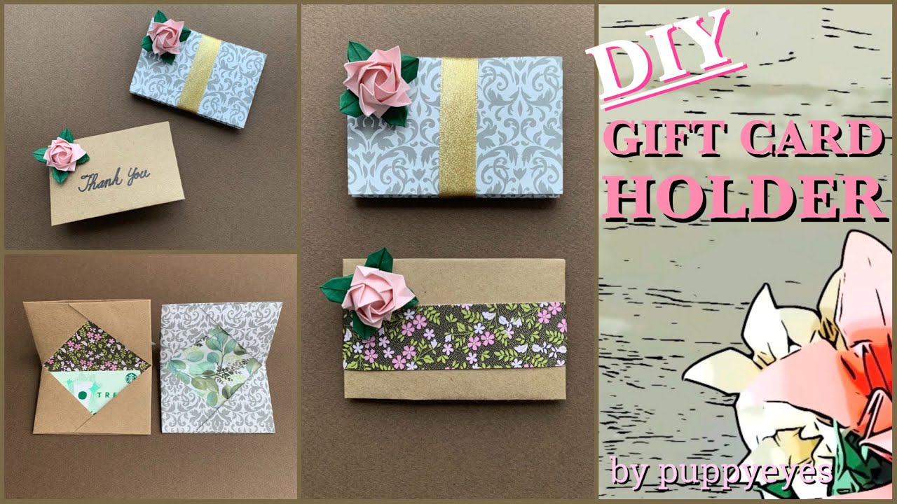 【EASY GIFT CARD HOLDER】How To Make An Origami Gift Card HOLDER | DIY Paper Gift Card Holder Tutorial