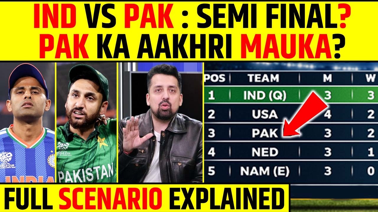 INDIA VS PAKISTAN: SEMI-FINAL? PAKISTAN KE PAAS AAKHRI MAUKA? FULL SCENARIO EXPLAINED #indvspak