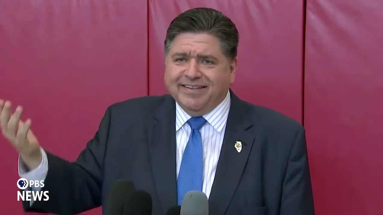 WATCH: Illinois' Pritzker calls on GOP governors to speak out against Trump's use of National Guard
