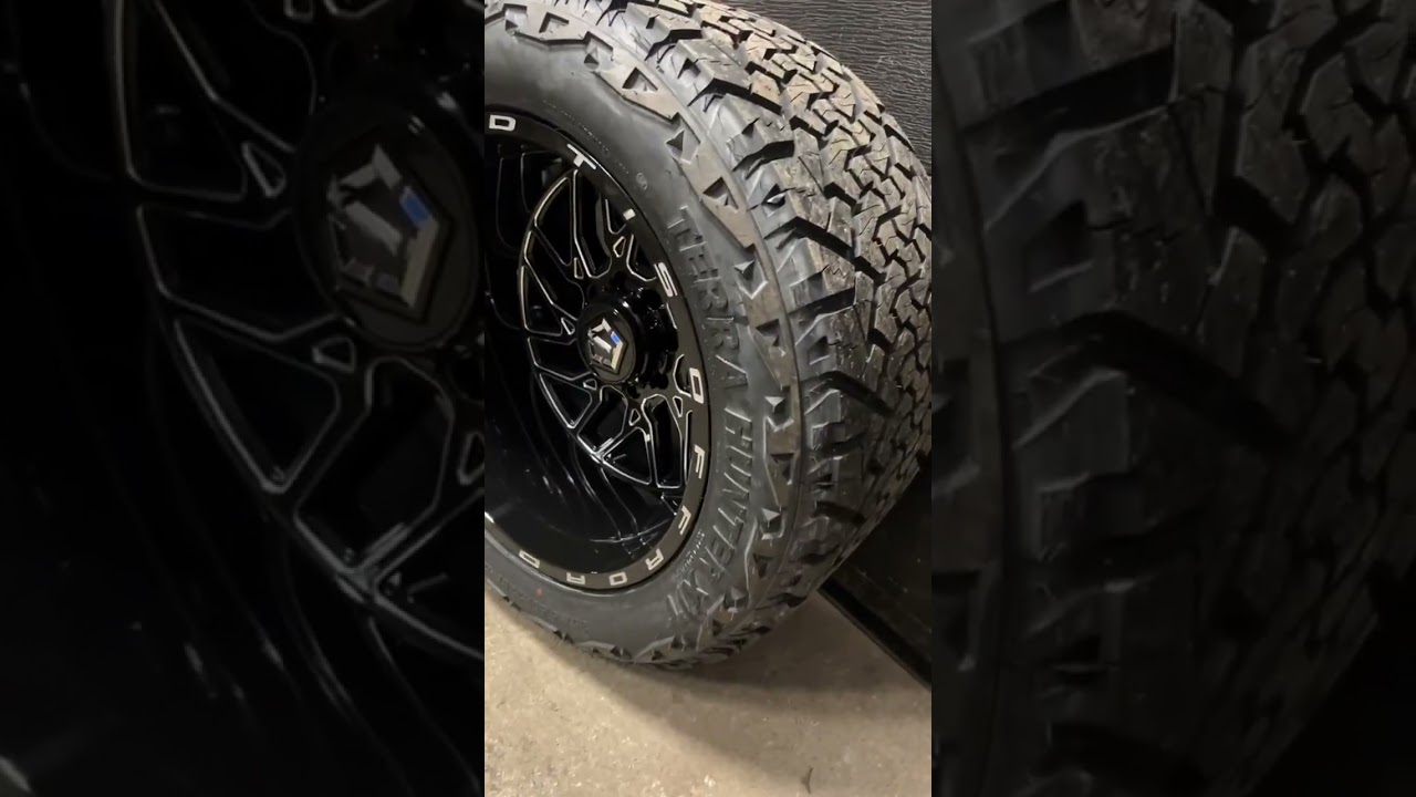 Tis544 22x14 -76 venom x/t 35x15.50r22🥶 Power Tires #widetire #offsetwheels #fy
