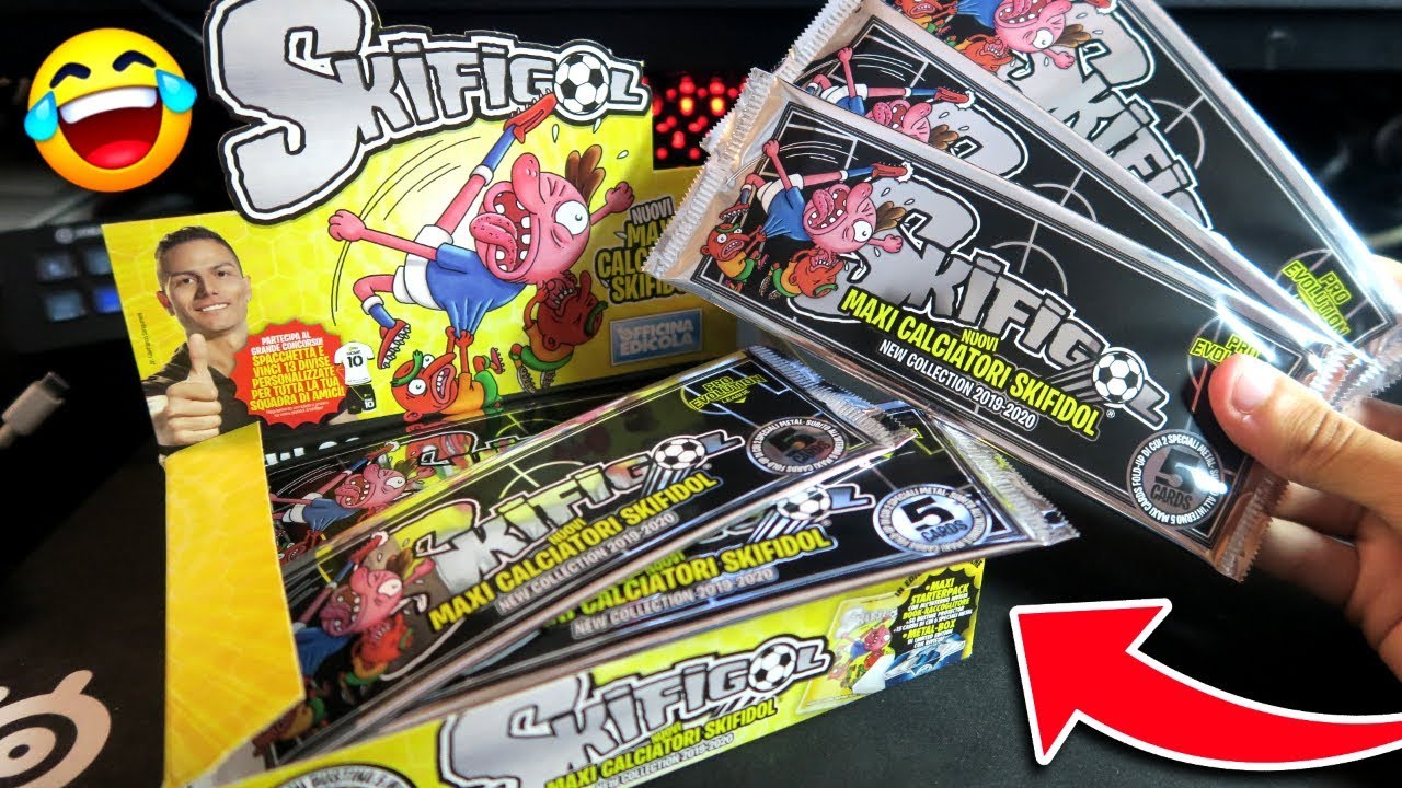 APRO BOX da 24 BUSTINE di SKIFIGOL a 1€ in EDICOLA! 😎 Spacchettamento Carte Skifigol 2019 - 2020