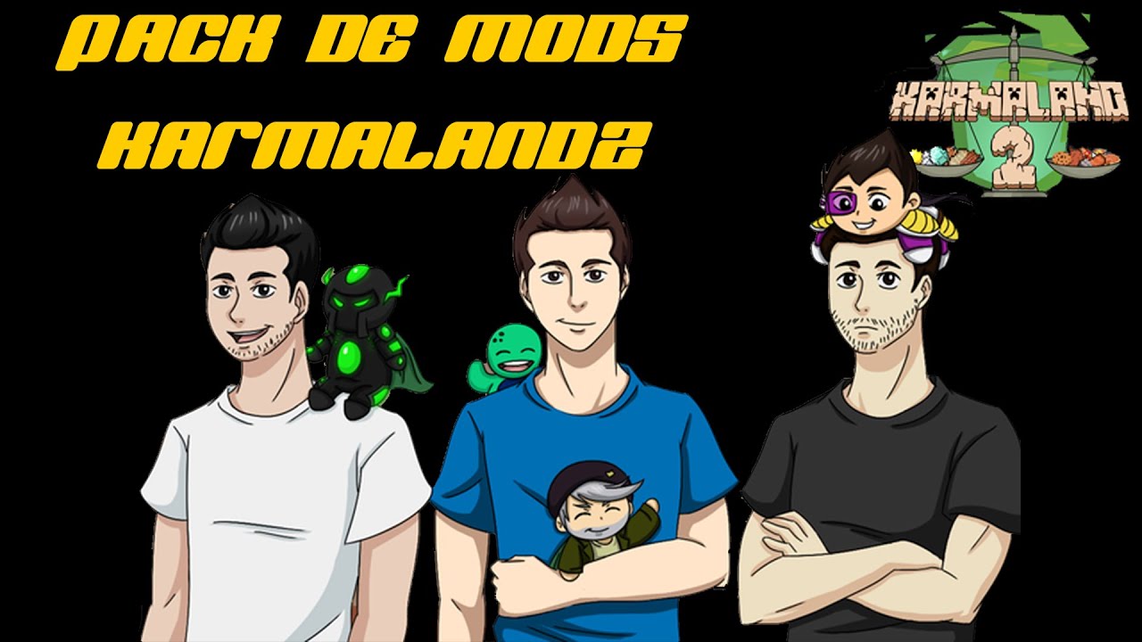 PACK DE MODS KARMALAND2 2015 (VEGETTE777, STAXXCRAFT Y THEWILLYREX) ツ💰SERIESMINECRAFT💰ツ
