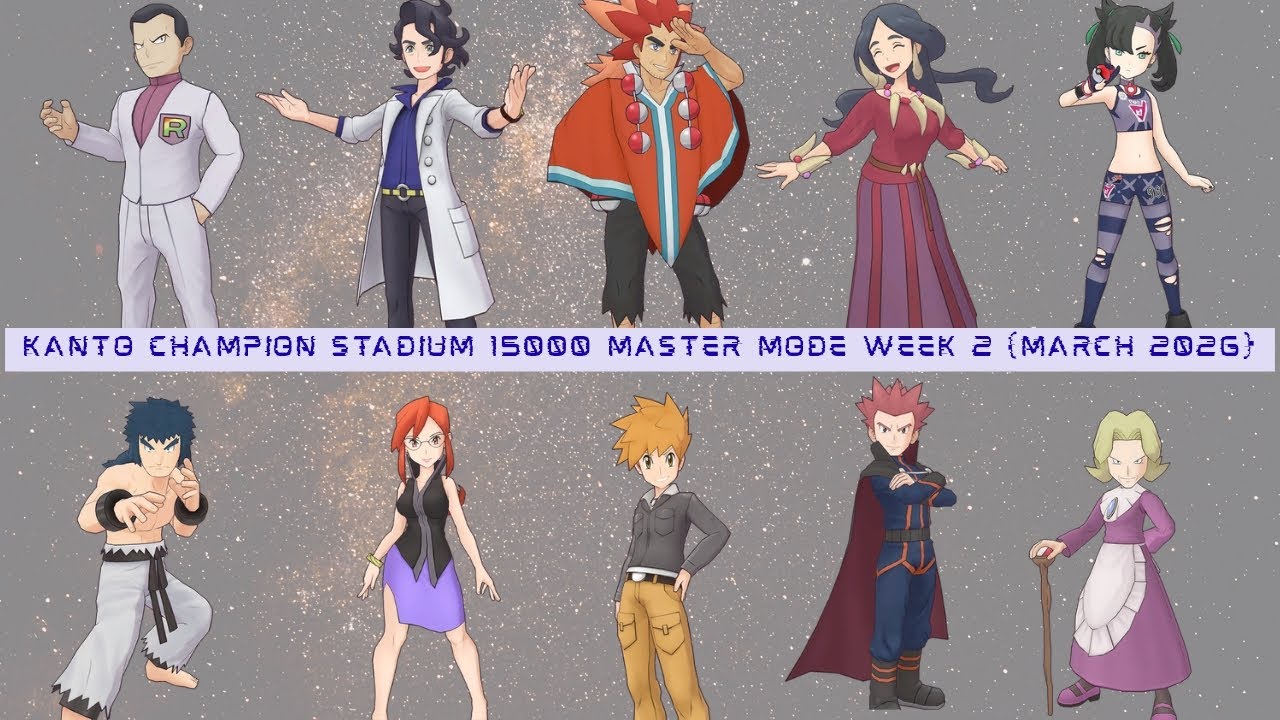 Kanto Challenge: Kanto Champion Stadium 15000 Master Mode Week 2 
