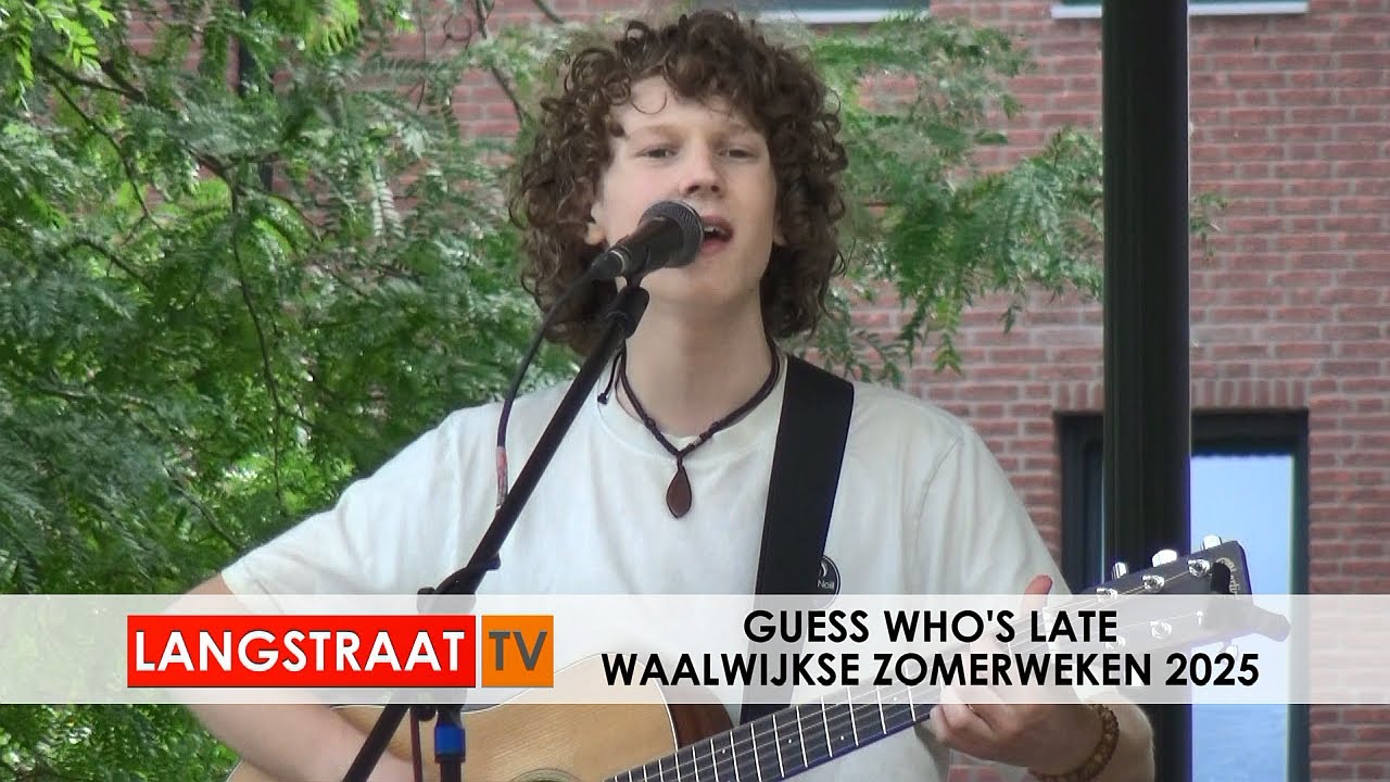 'Guess who's late?!' band in Waalwijk - Langstraat TV