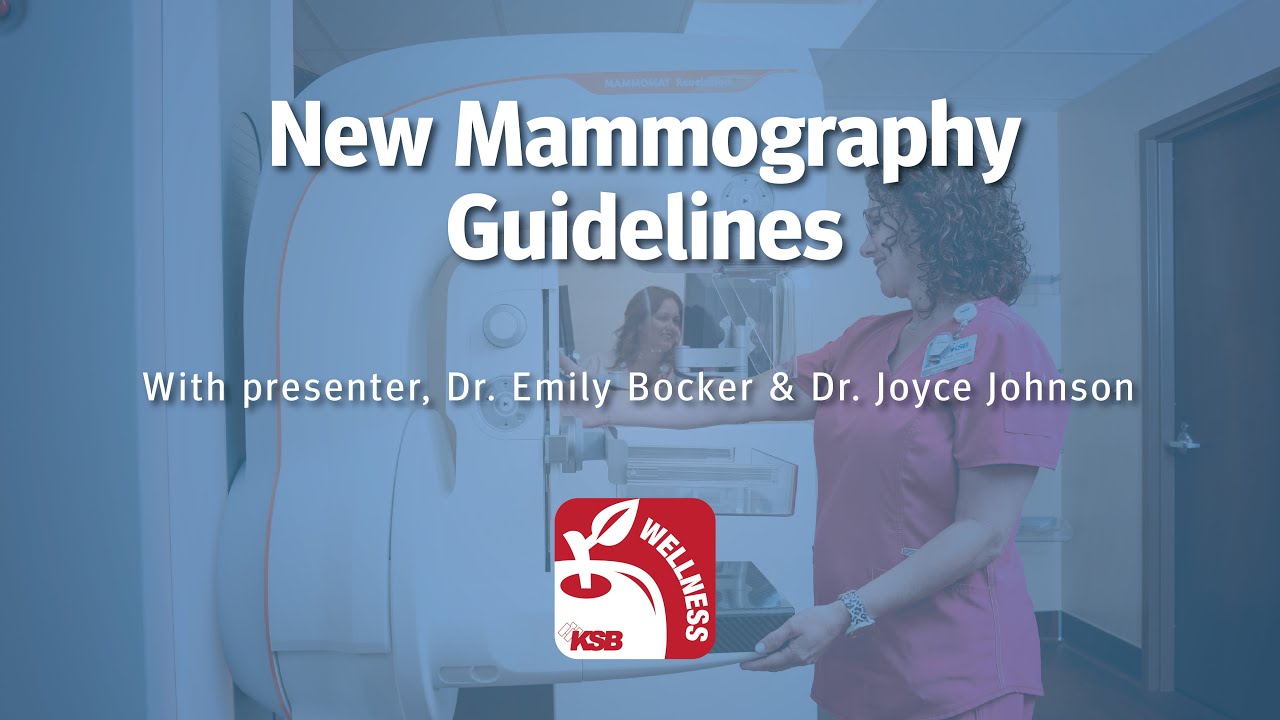 New Mammography Guidelines with Dr. Joyce Johnson and Dr. Emily Bocker