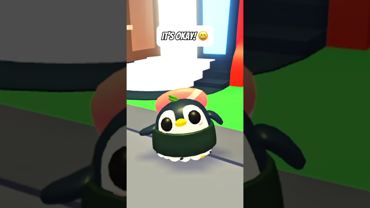 THE SUSHI PENGUIN&hellip;? 😨🍣🐧 (Trend!) #roblox #rblx #game #adoptme #gaming #adoptmeroblox #robloxedit