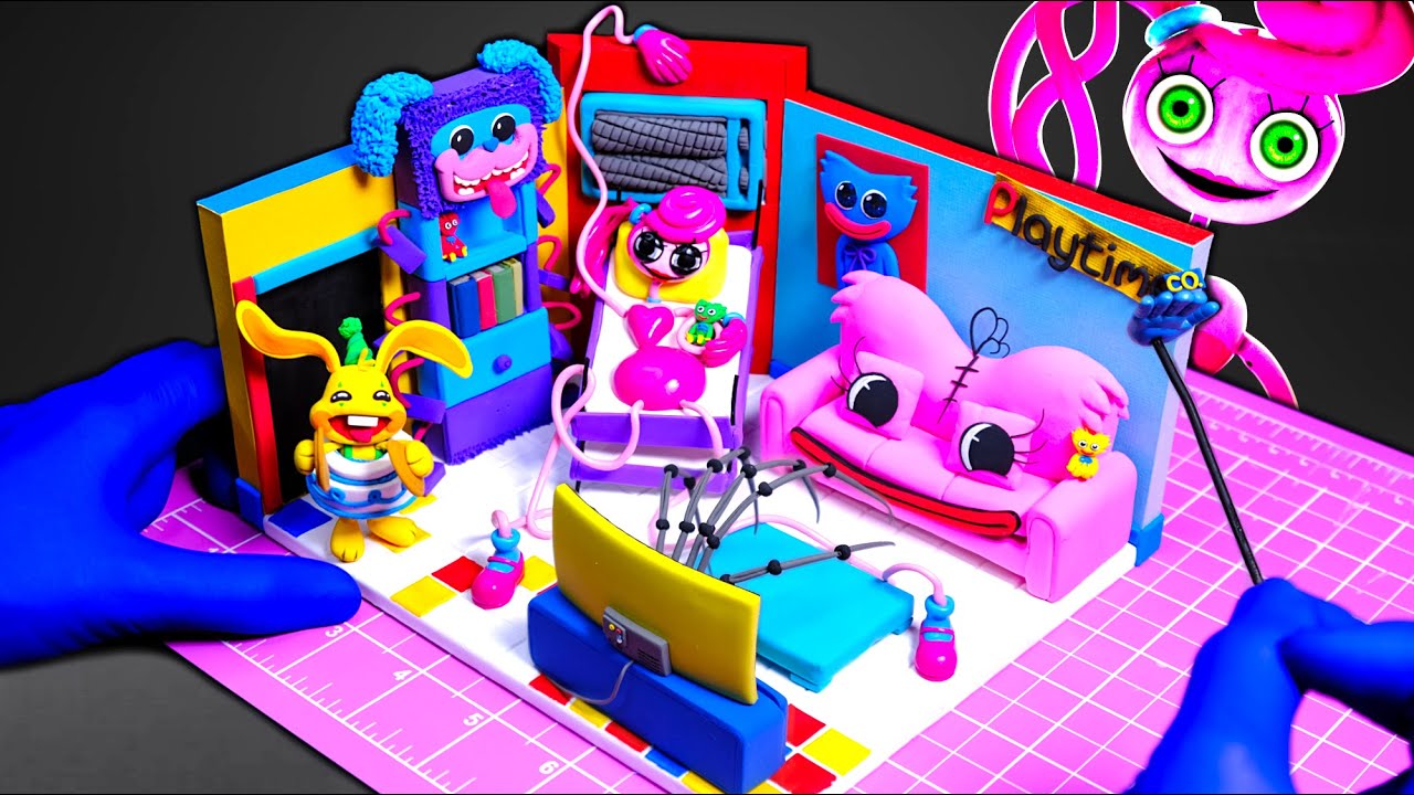 Делаю комнату для Мамочки Длинные Ноги и персонажей из Poppy Playtime 2 | Найди всех Mini Huggies