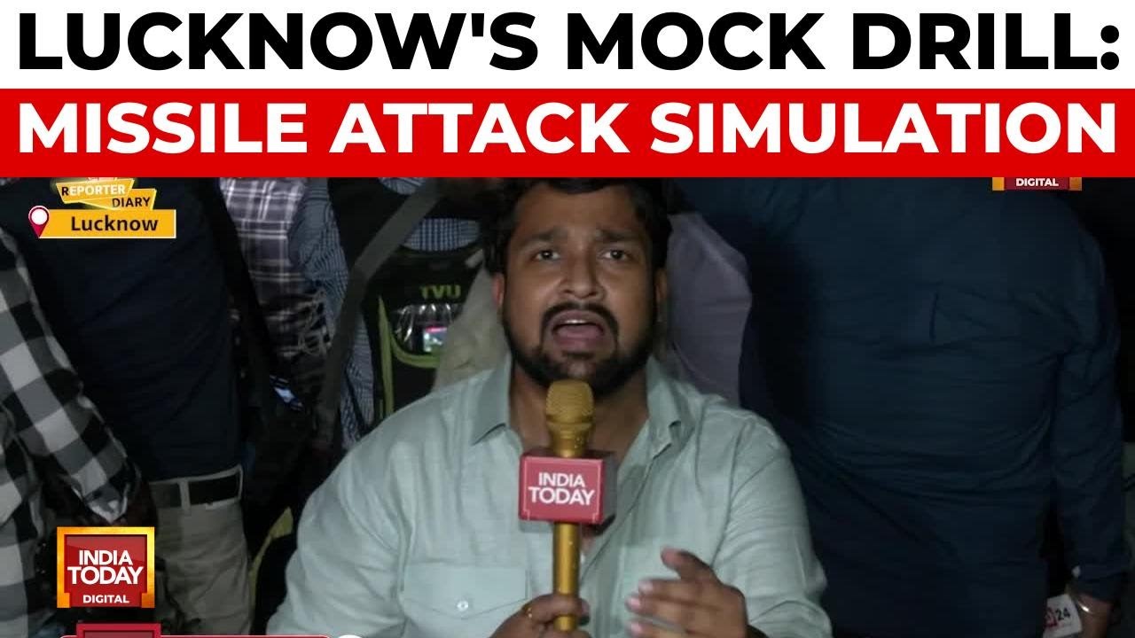 Lucknow: Mock Drill Simulates Missile Attack, Civil Defence Springs into Action