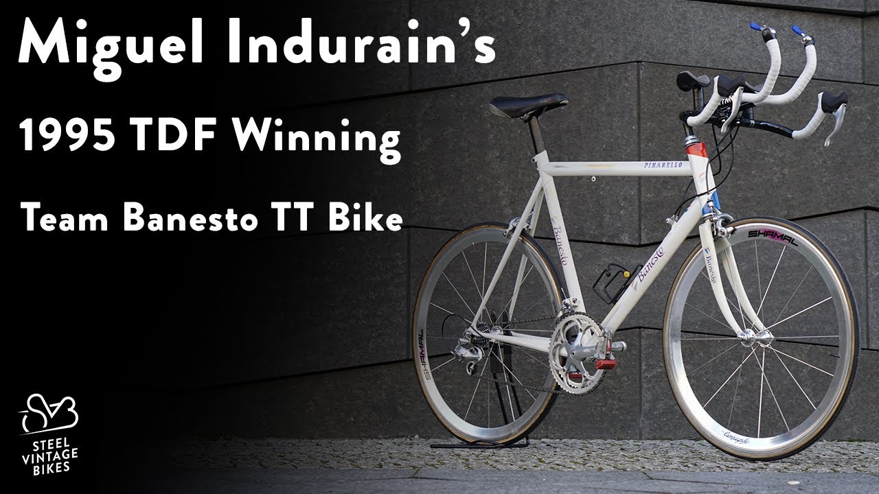 Miguel Indurain's 1995 Tour De France Winning, Team Banesto, Pinarello Time Trail Bike