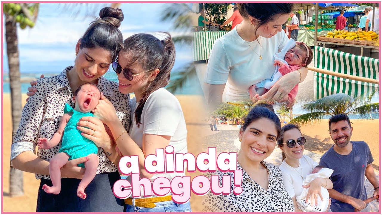 A DINDA CHEGOU! + PASSEIO NA FEIRA E NA PRAIA - Thamy&ecirc; Baseggio
