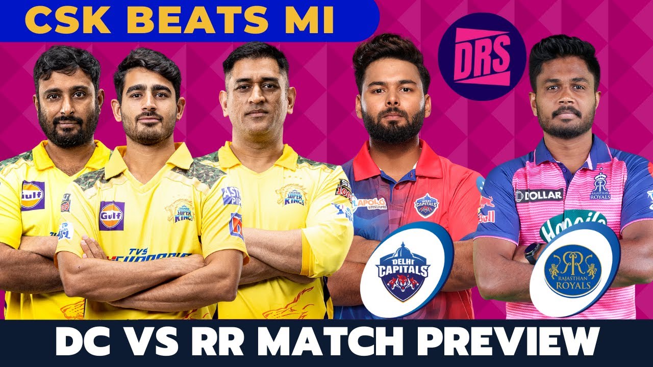 #MIvsCSK Match Review | #DCvsRR Match Preview | TATA IPL 2022 | DRS