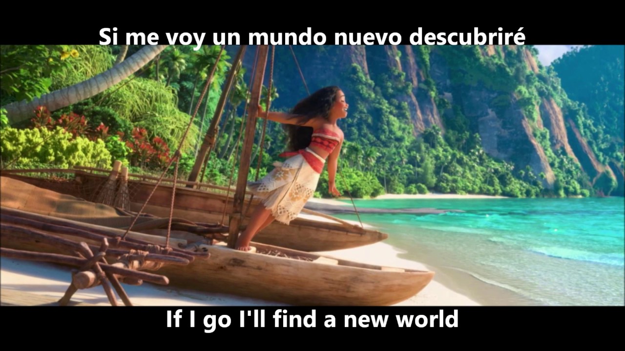 VAIANA (MOANA). ¿Qué hay más allá? (How Far I'll Go) - Castilian Spanish SUBS & TRANS
