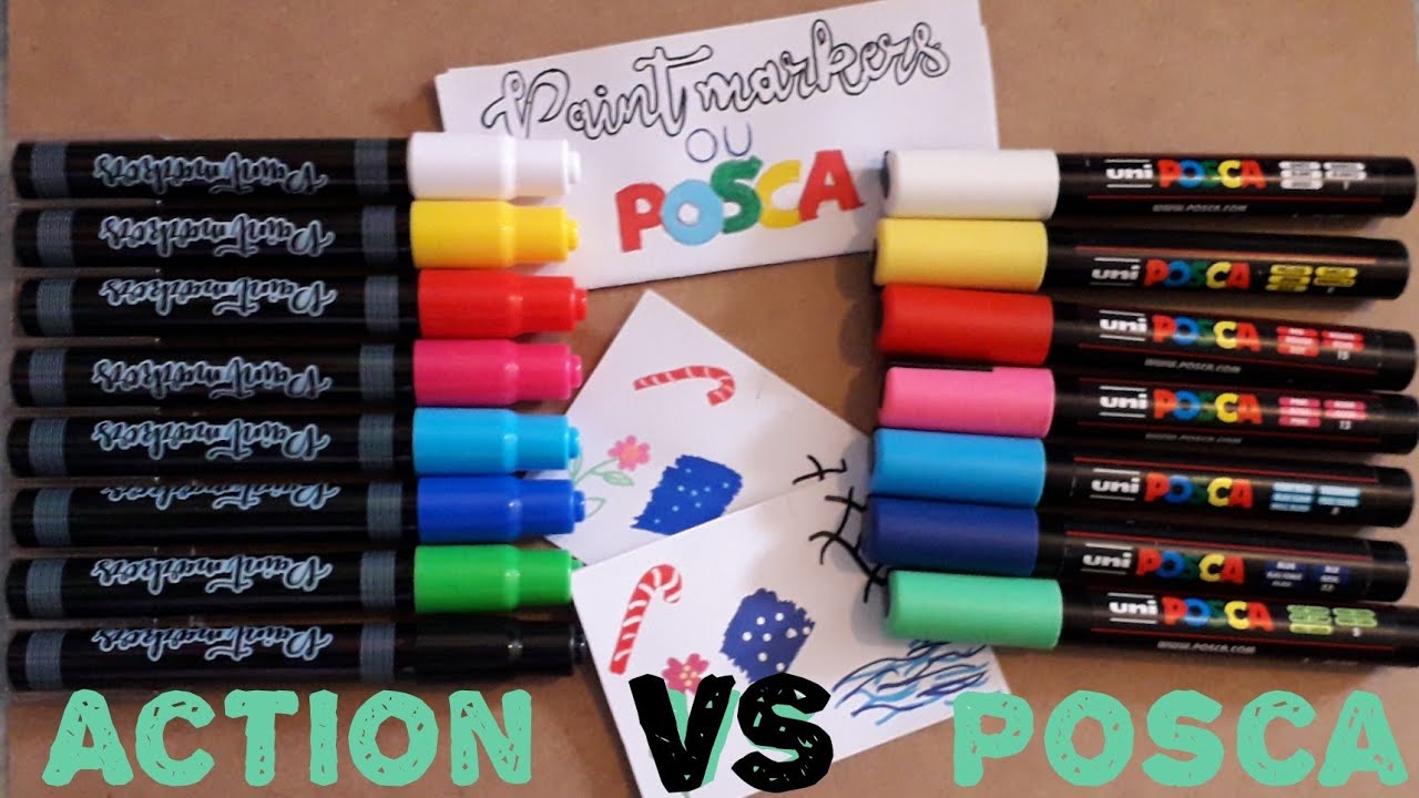 [Crash Test] : POSCA VS PaintMarkers ACTION