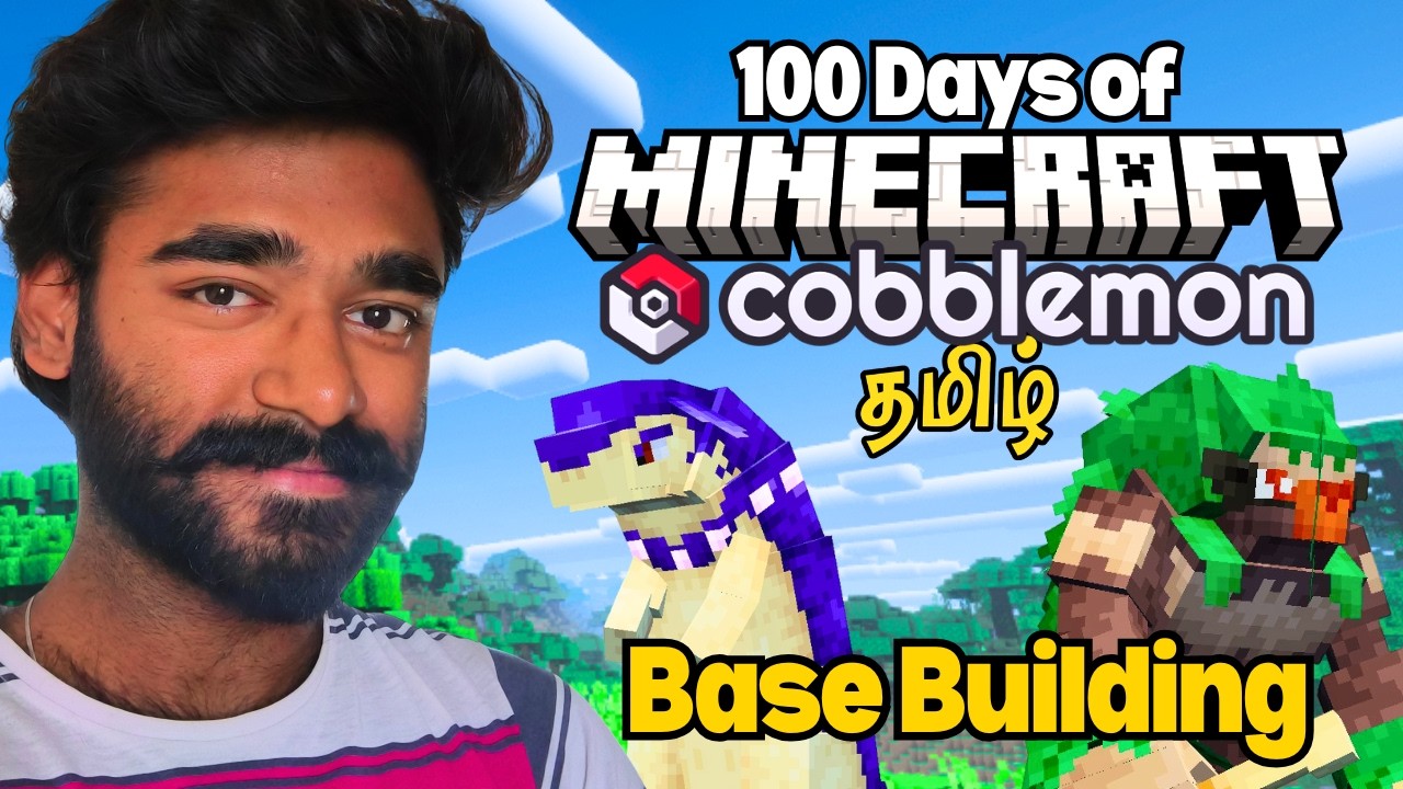 100 Days in Minecraft Cobblemon | Tamil - Live