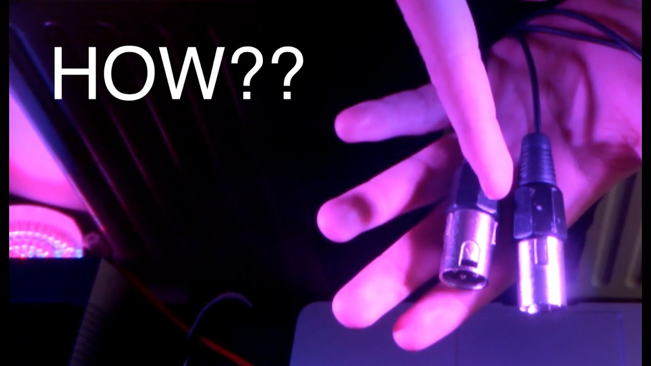 How to connect XLR speakers to a computer WITHOUT a desk!