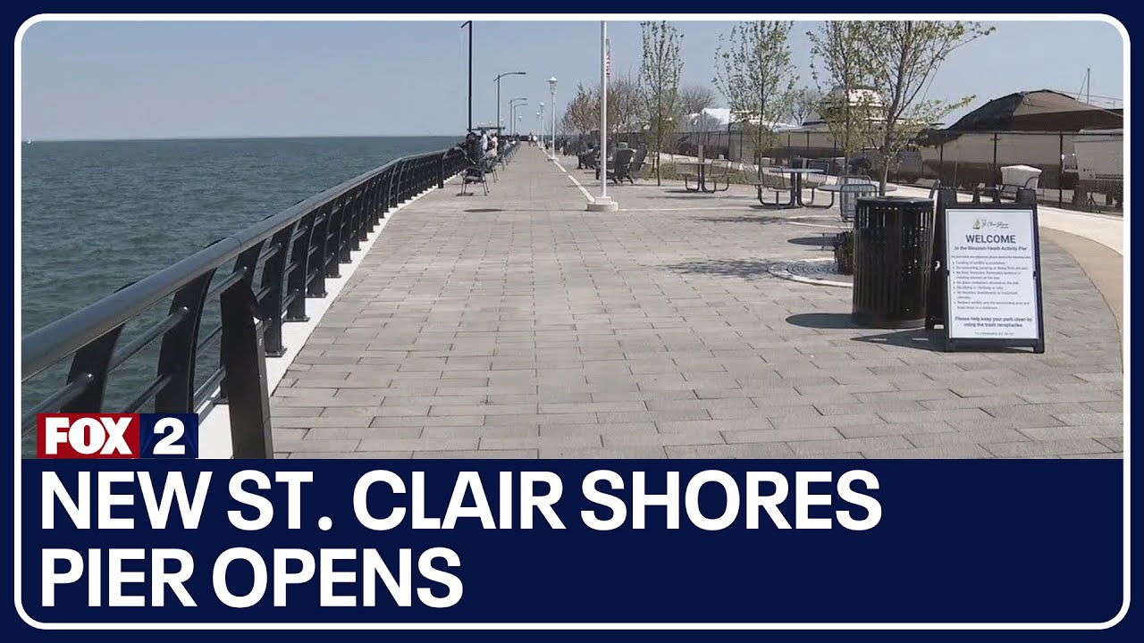 New St. Clair Shores pier opens