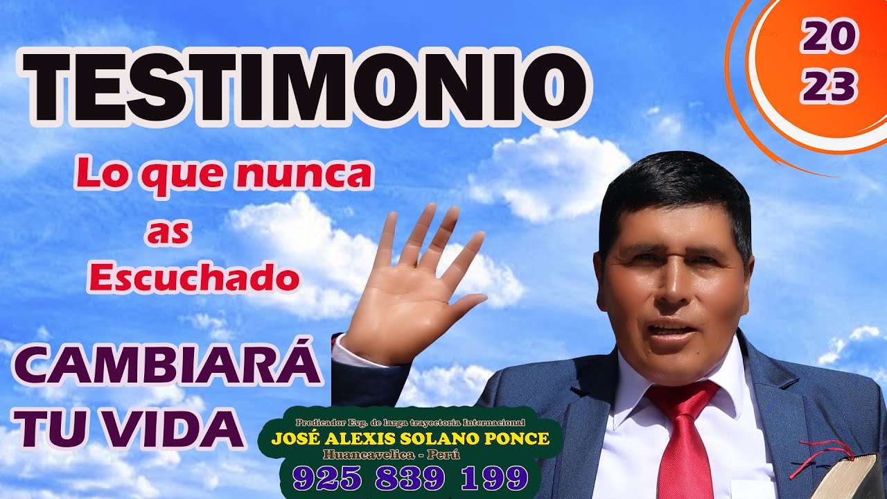 Testimonio Completo EX-BRUJO Evangelista :Jos&eacute; Alexis Solano Ponce  Alo:925839199 Primicia 2023