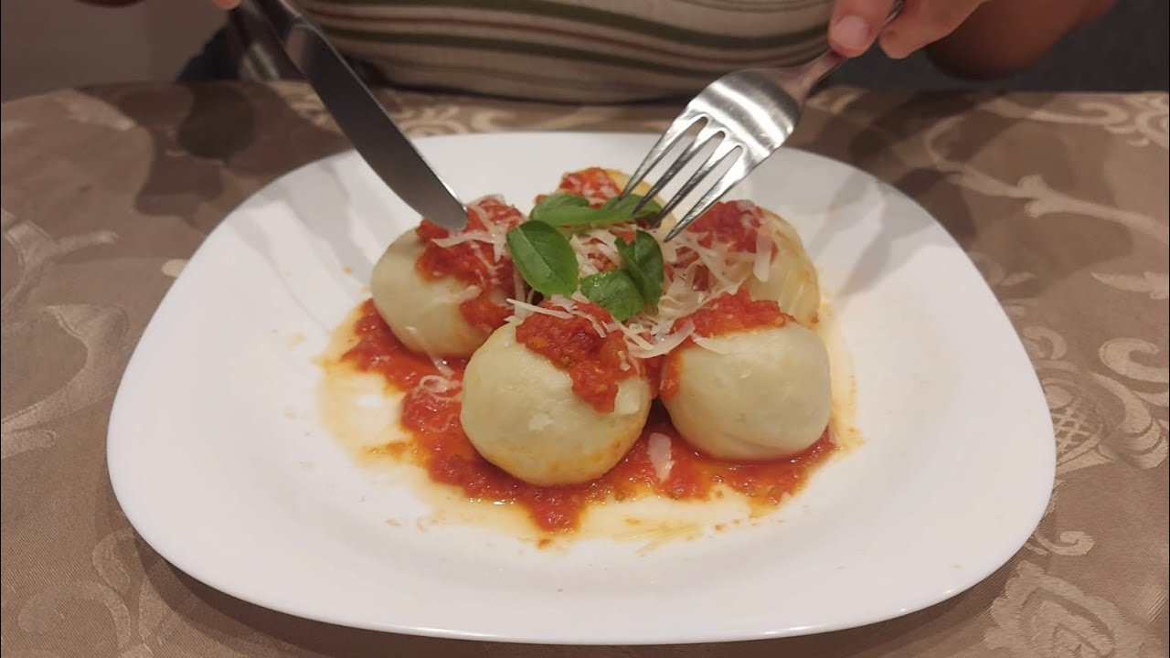 Receita nhoque recheado de queijo