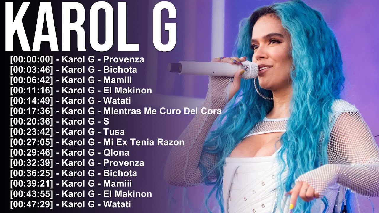 Karol G Full Album ⭐ Popular Latin Pop & Reggaeton Songs Playlist