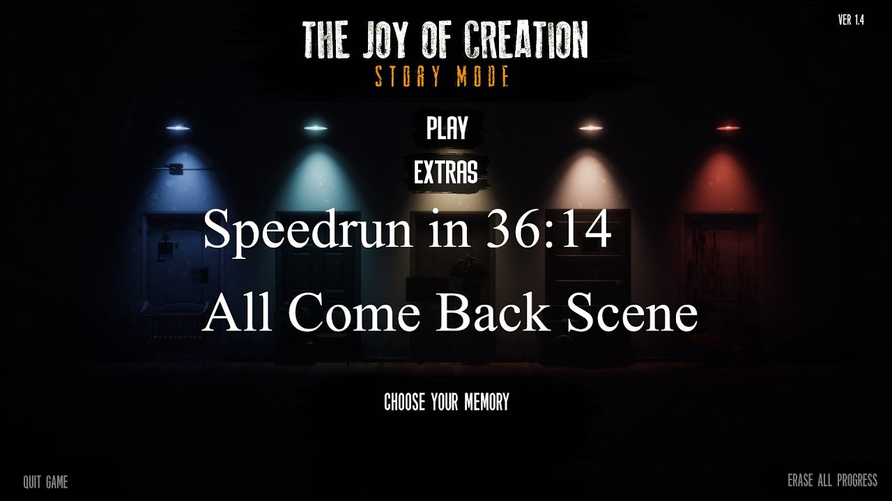 [TJOC-SM] All Come Back Scene New [WR] Speedrun in 36:14