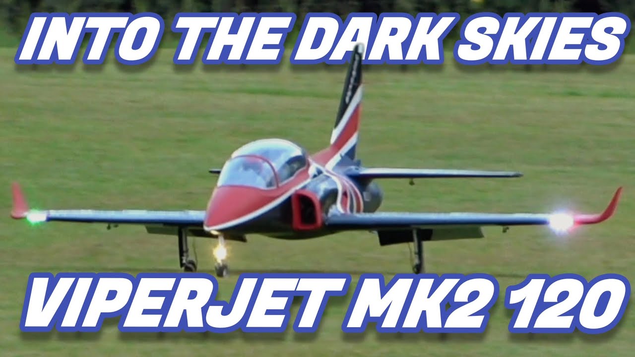 Blackhorse Viperjet MK2 120mm Low Light Flight #rcplane #aviation #rcplanes #viper 