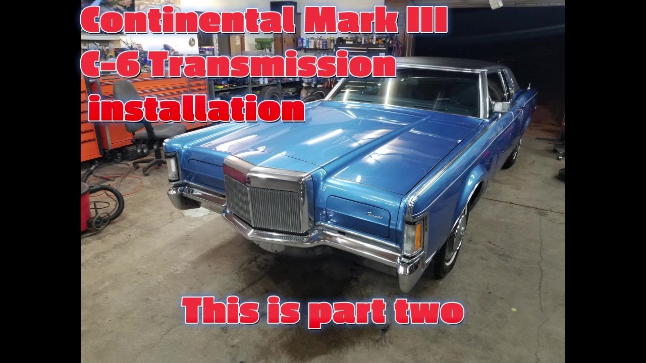 Continental Mark III, Transmission installation. P2