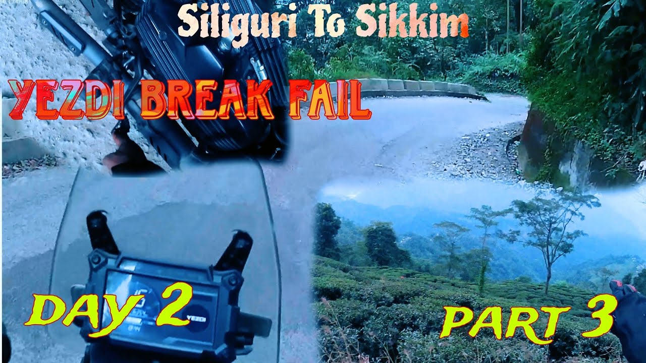 kolkata to Sikkim || Yezdi Adventure break fail || Lepchajagat to pelling by road||Rider Sujoy WB ||