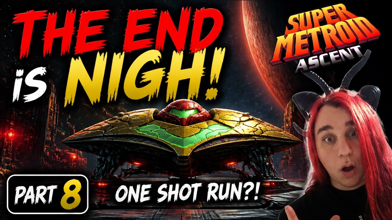 Flips and Beams to the END! Super Metroid: Ascent (Part 8- Livestream) (Portrait)