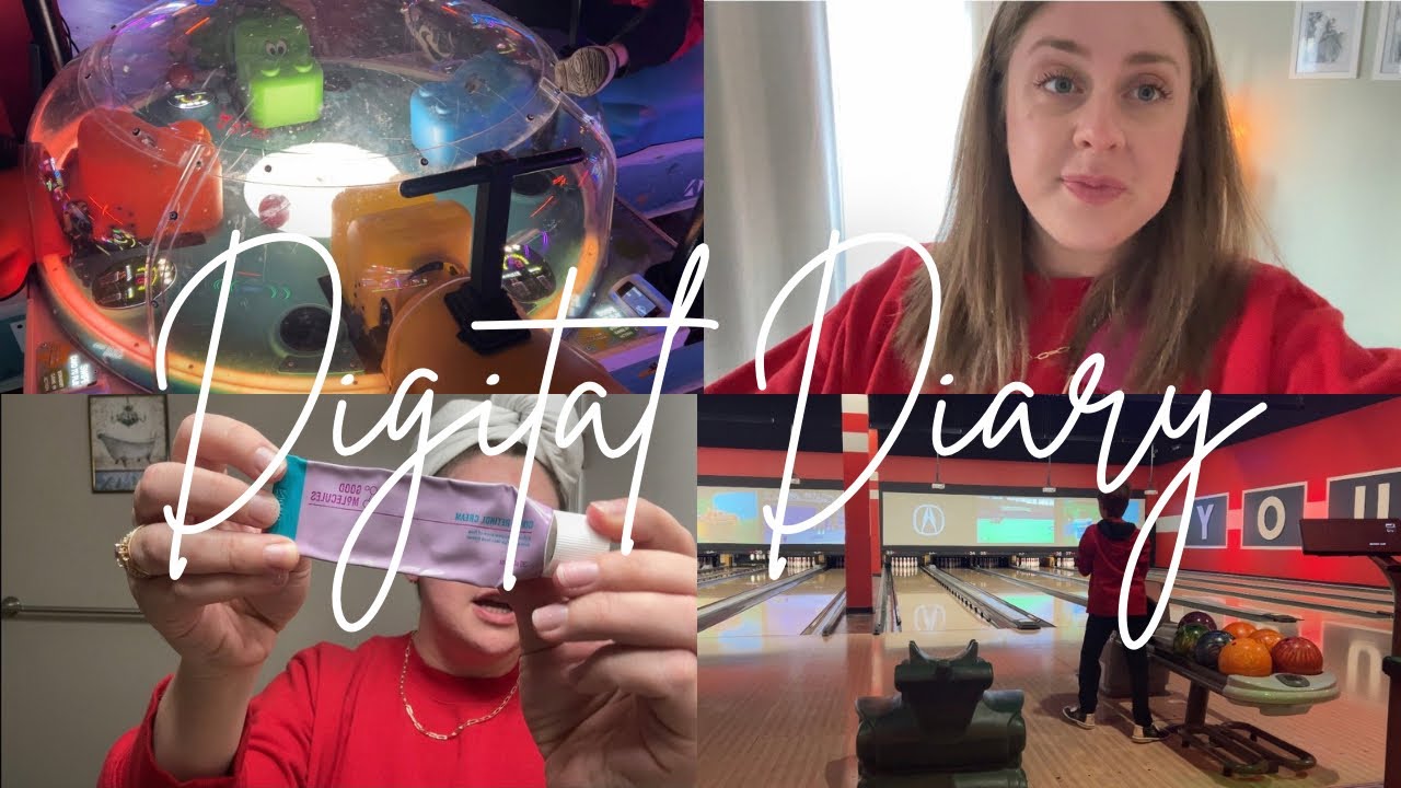 New Skin Care Routine + Products, Friday Fun With Bowling + Arcade | Digital Diary