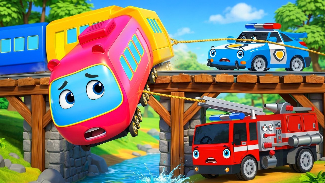 Rescue Cars vs Soap Flood!! 🧼🚓 | Police Car & Friends Rescue Cars Cartoon