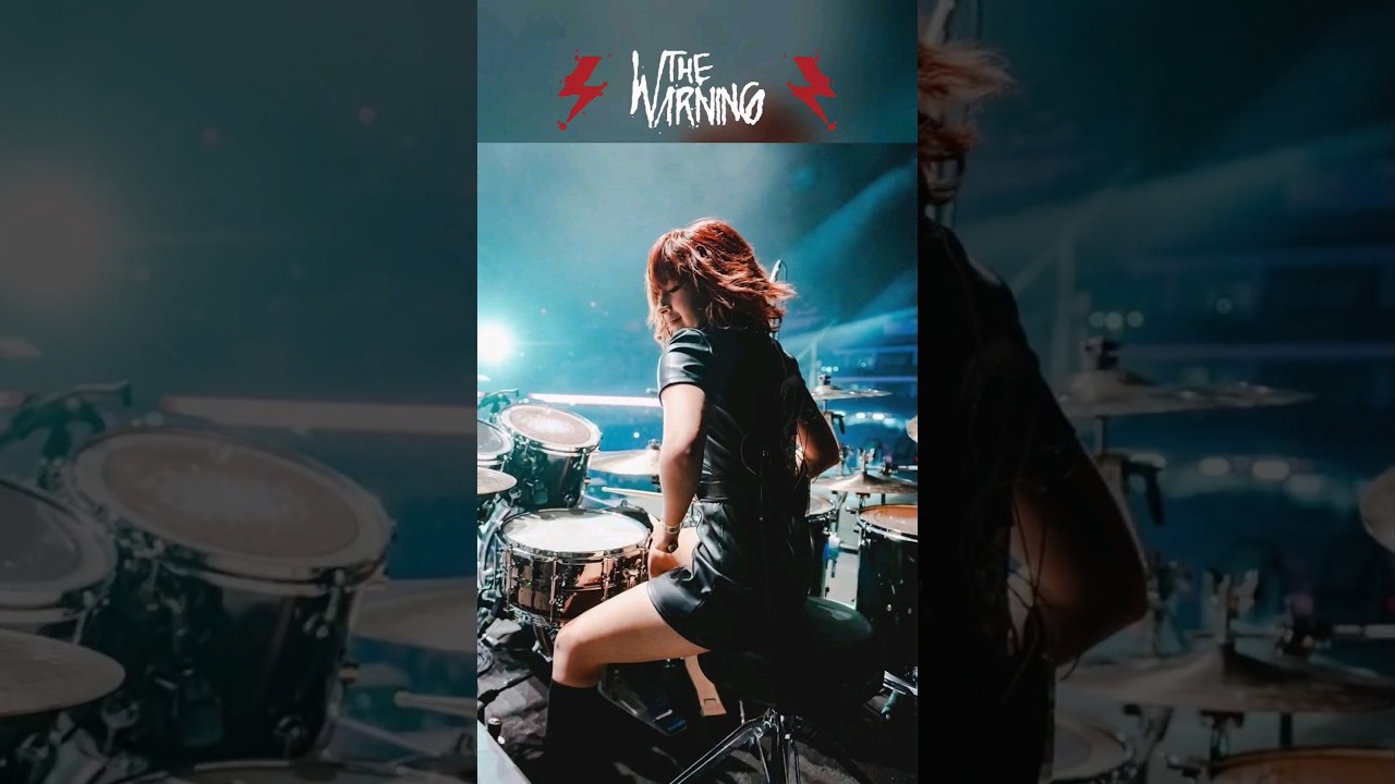 The Warning - Just Pau playing Drums - Paulina Villarreal