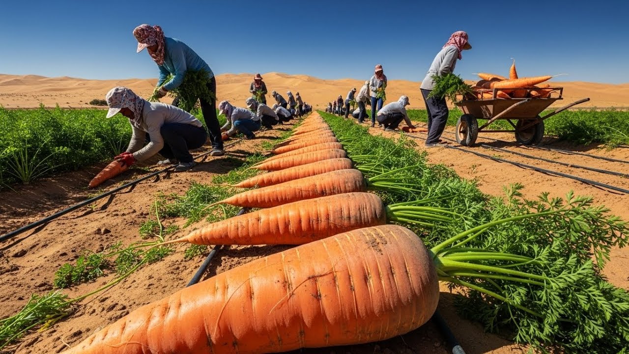 How Can They Grow Carrots in a Harsh Desert? The Results Will Surprise You!