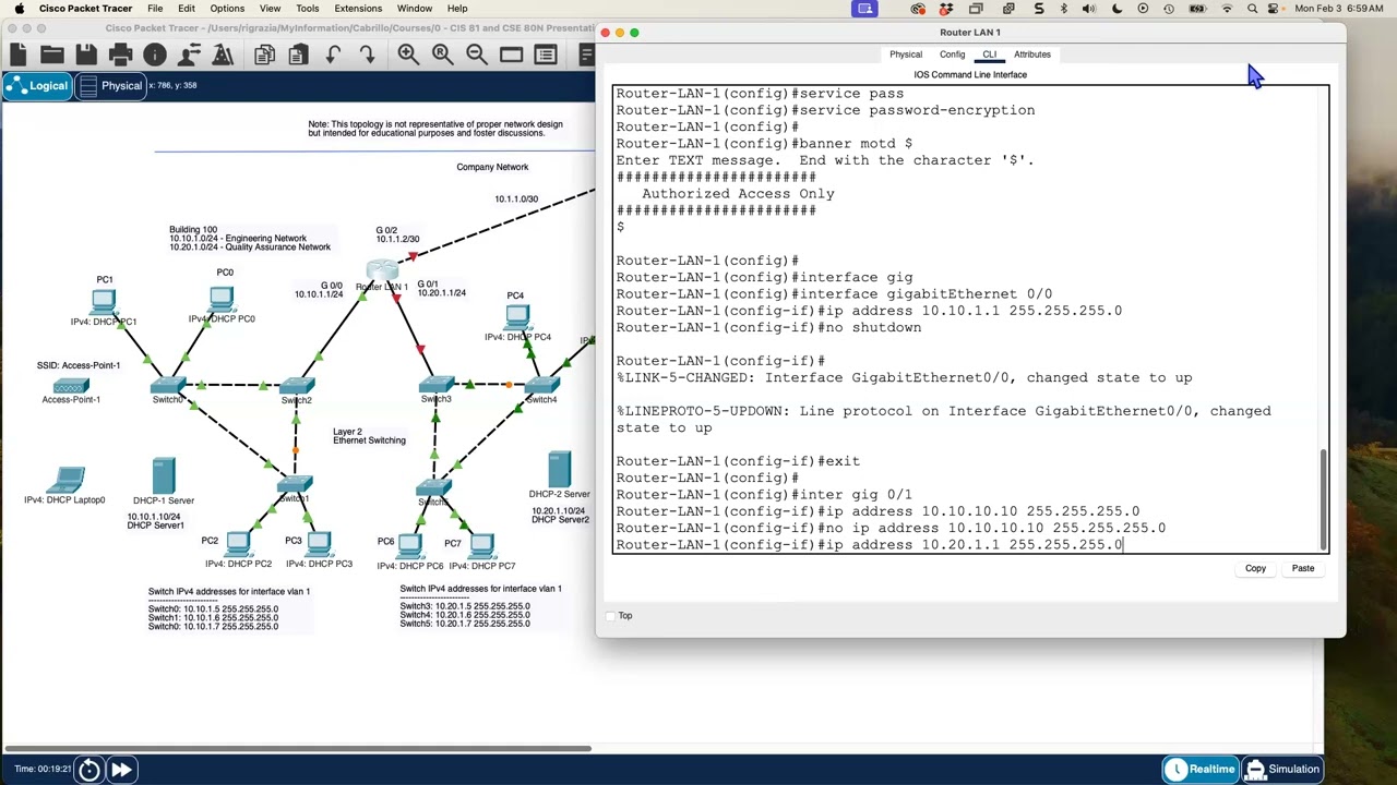 ITN Lab 5   Configuring IOS on Routers and Switches