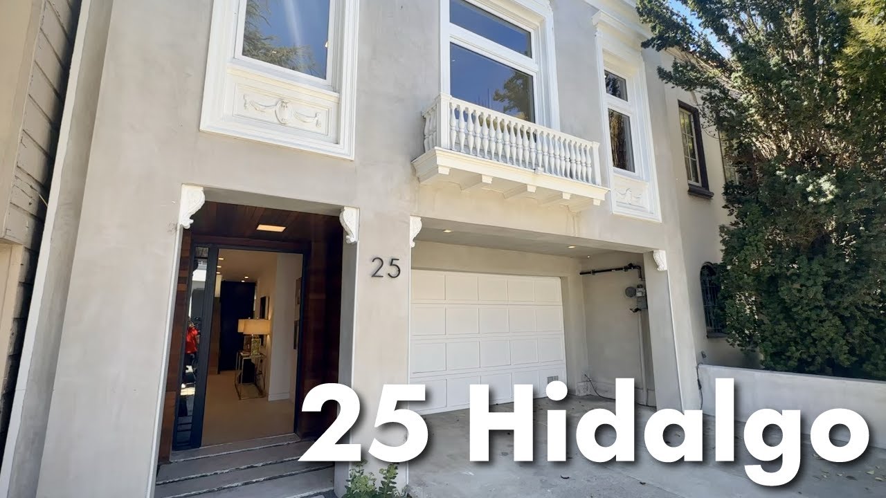 Buyer Preview: 25 Hidalgo Terrace, San Francisco Modern Sleek Home - 4K