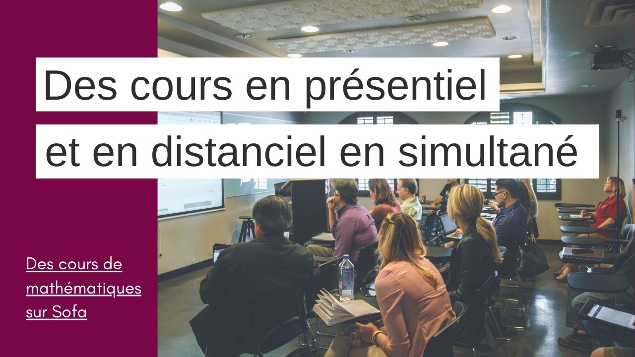 Des cours en pr&eacute;sentiel et &agrave; distance !