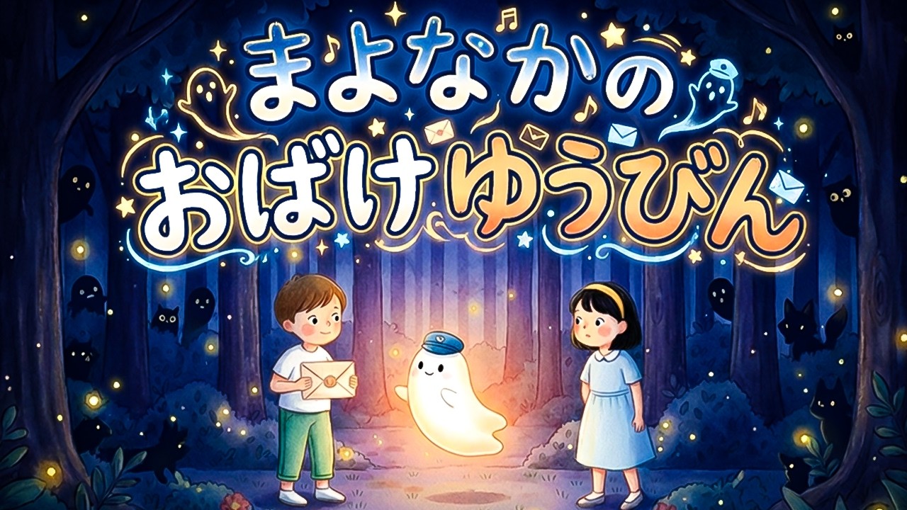 【読み聞かせ絵本】まよなかの おばけ ゆうびん👻📪 | 子どもの想像力が広がる物語