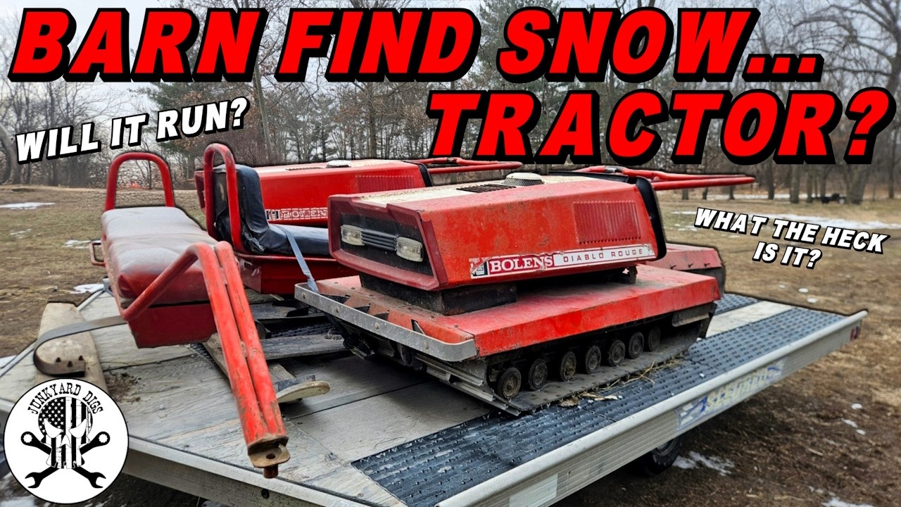 Will this WILD 1960's Snowmobile RUN & RIDE After YEARS of Neglect??