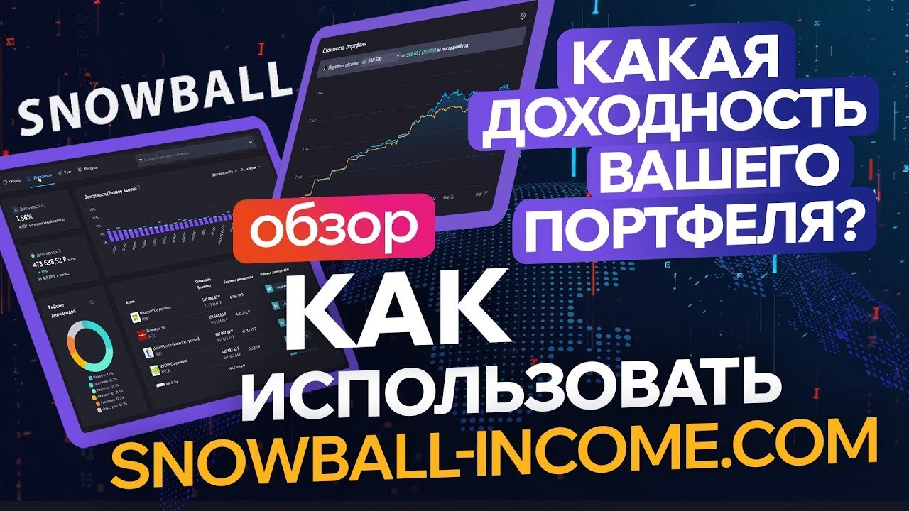 Мой Дивидендный Портфель в 2026: Я пользуюсь Бесплатно Snowball income: сервис для учёта инвестиций.