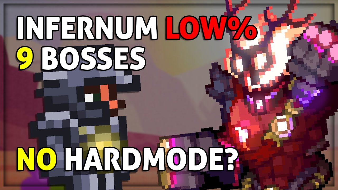 Skipping Hardmode to Beat Infernum in Only 9 Bosses | Calamity Low%