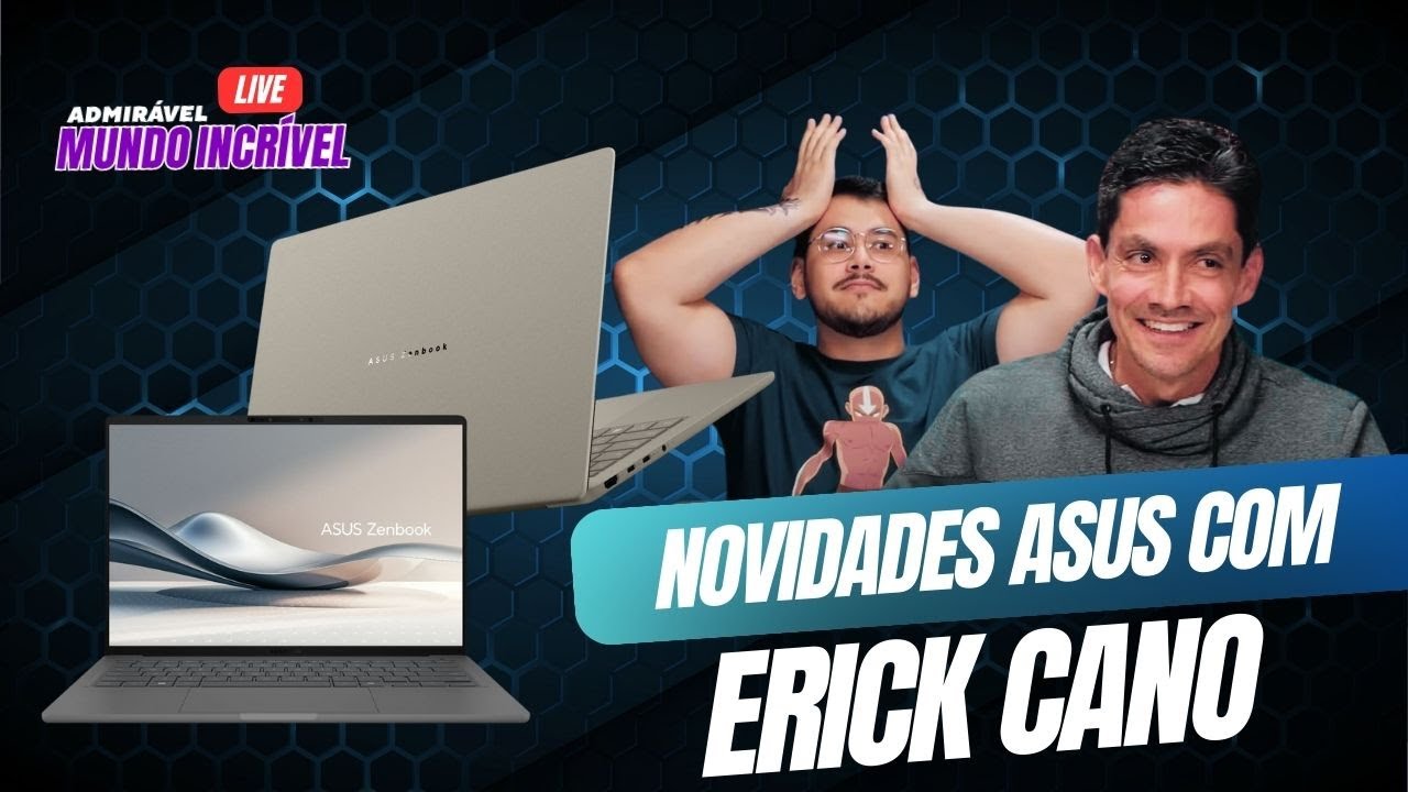 🚨EXCLUSIVO! NOVIDADES da ASUS na CES 2025 | Mundo Incrível Ao Vivo