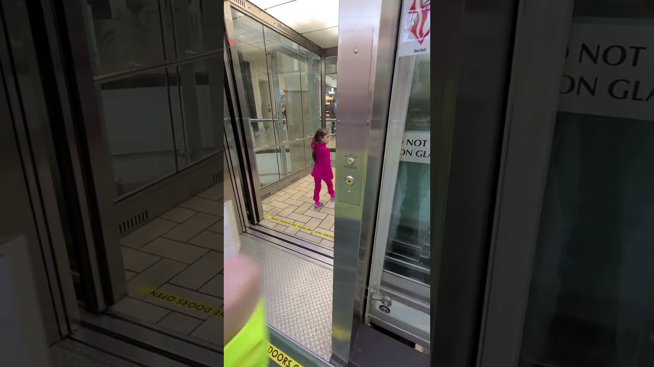 Glass elevator at Tysons Corner Center mall, Tyson VA
