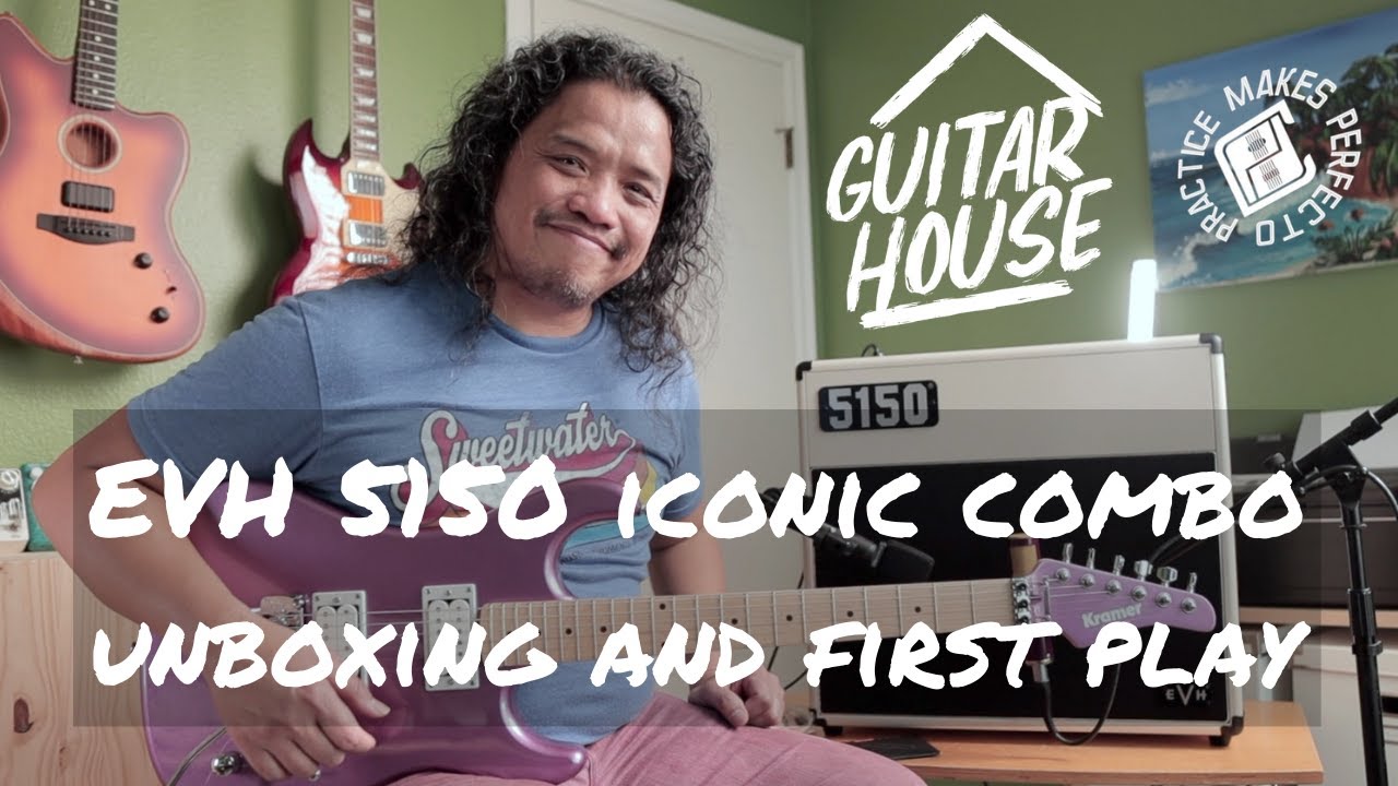 EVH 5150 Iconic Series Combo Amp Unboxing and First Play! Guitar House 2022 
