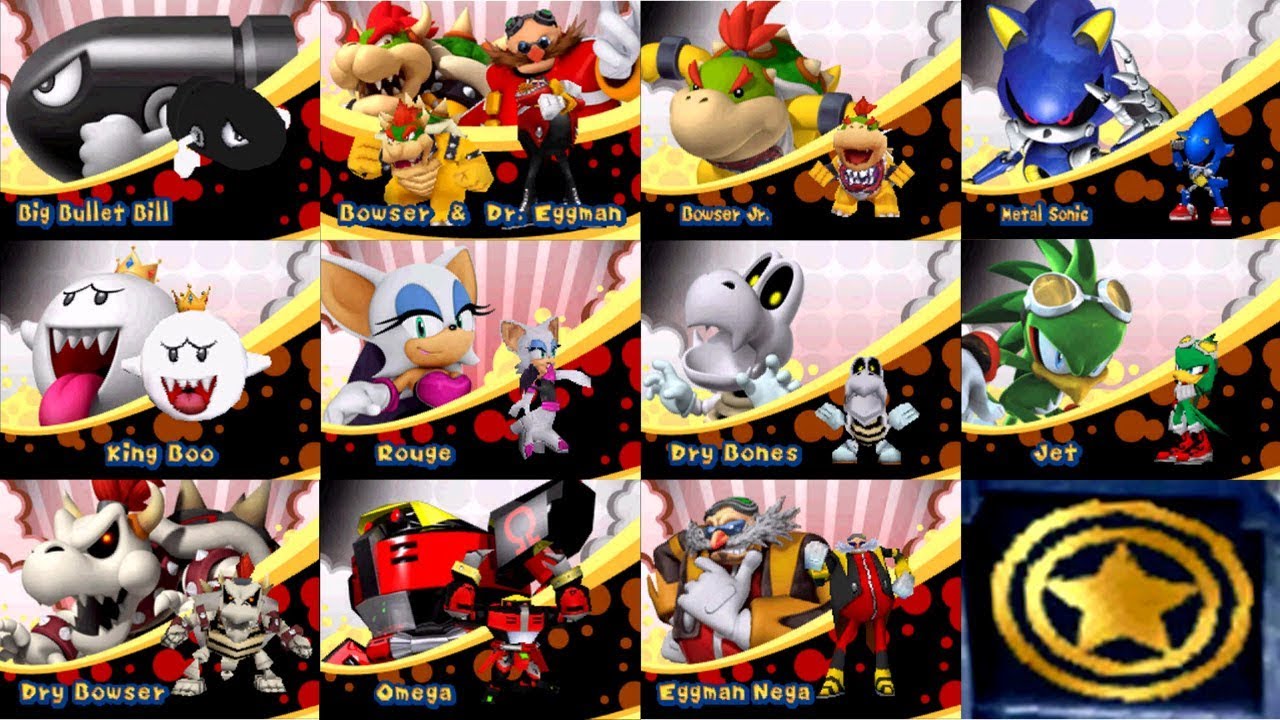 Mario and Sonic at the Olympic Winter Games (DS) - All Rival Battles (Gold Star)