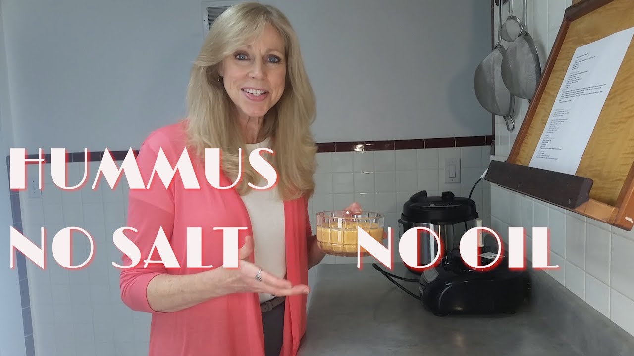 Nutritarian No Oil, No Salt Hummus
